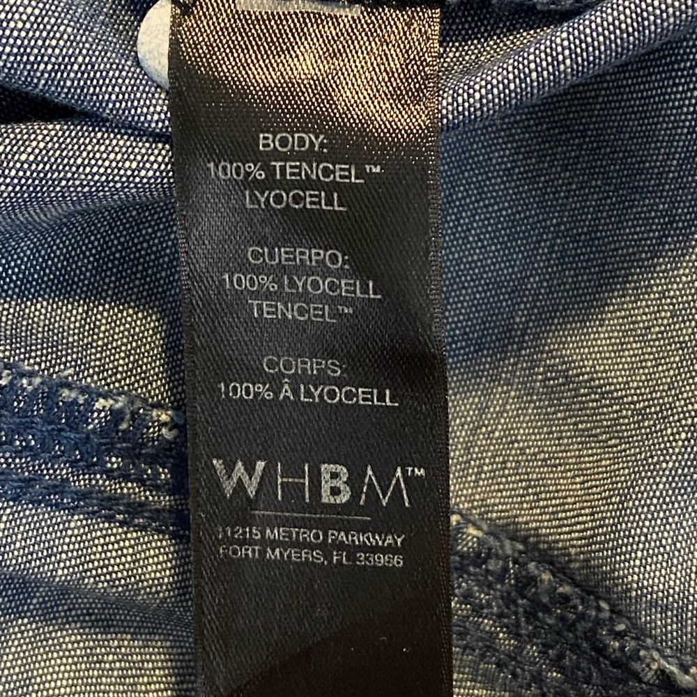 White House Black Market NWT Size Small Denim Snap Closure Women's Jacket/Shirt - Picture 9 of 11